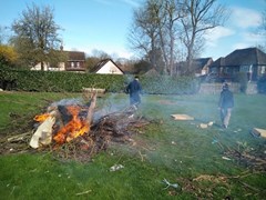 Over 50 members, including parents, players and coaches gave our lovely ground a spring tidy up for the new season.